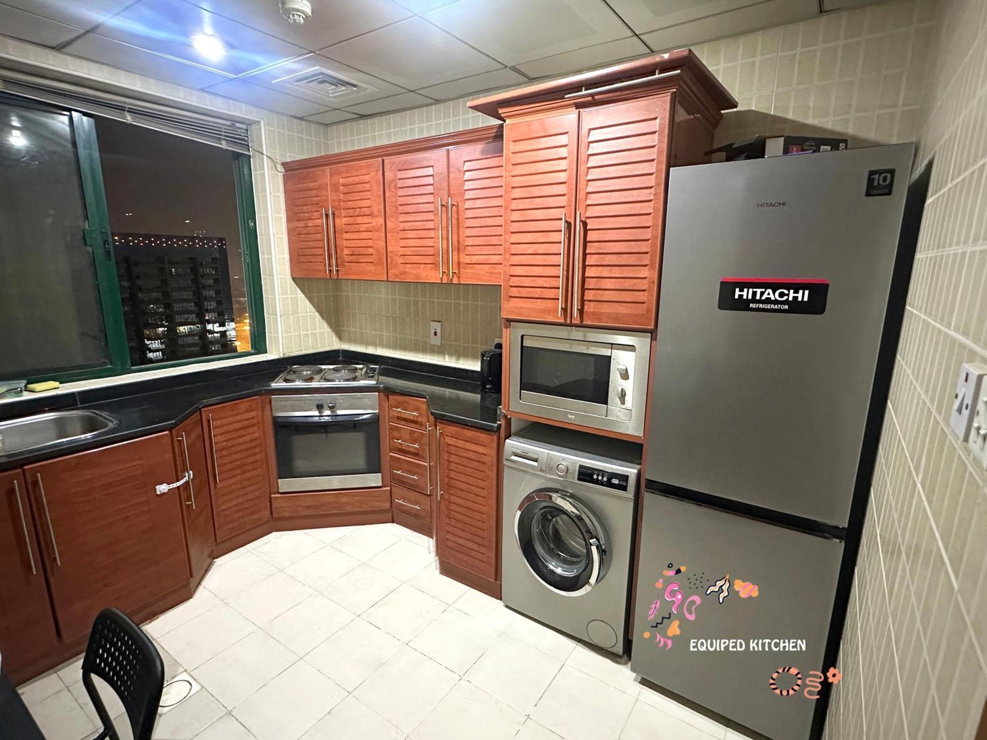 Nomad Partition Room In Barsha Heights 3 Mins To Icm Metro Dubai Buitenkant foto